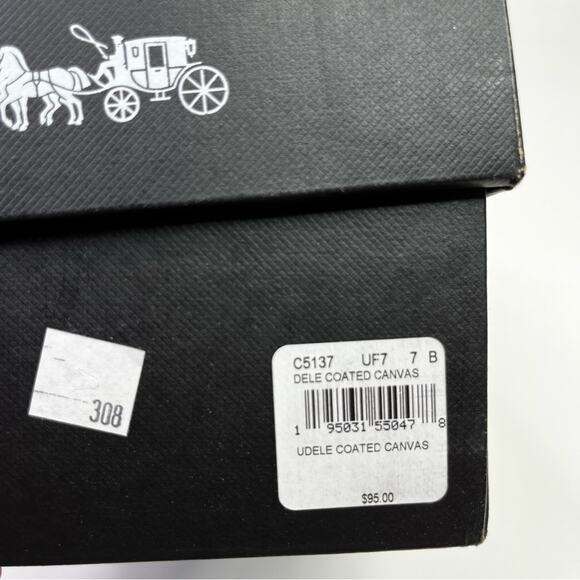 Coach Udele Sport Slide sandals rainbow signature canvas - 7B - Picture 11 of 11